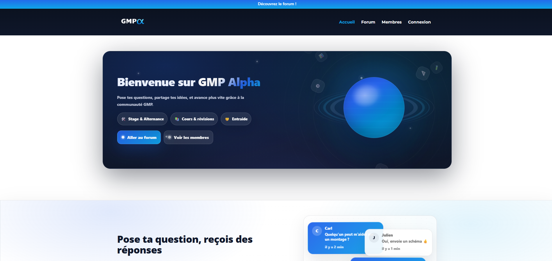 Site web GMP Alpha